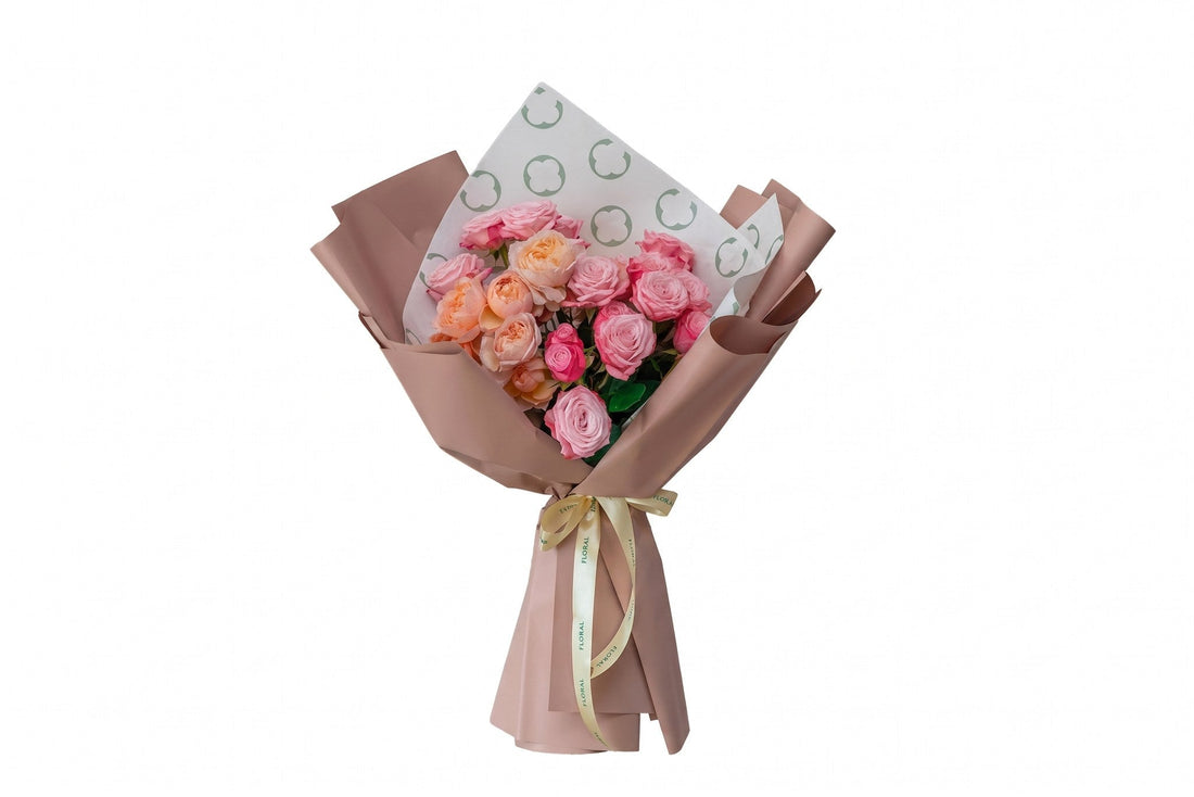 Rosaria hand-tied bouquet by FLORAL